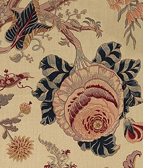 Schumacher Indian Arbre fabric / Tea