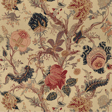 Load image into Gallery viewer, Schumacher Indian Arbre fabric / Tea