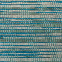Load image into Gallery viewer, Schumacher Dyed Raffia Wallpaper / Blue