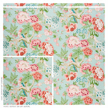 Load image into Gallery viewer, Schumacher Bermuda Blossoms Wallpaper / Aqua