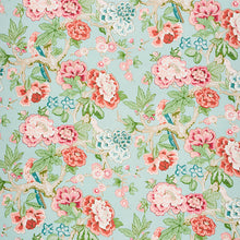 Load image into Gallery viewer, Schumacher Bermuda Blossoms Wallpaper / Aqua