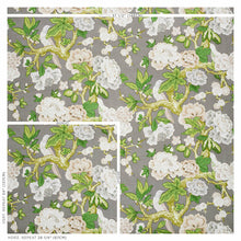 Load image into Gallery viewer, Schumacher Bermuda Blossoms Wallpaper / Slate