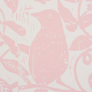 Schumacher Bird & Bee Wallpaper / Pink