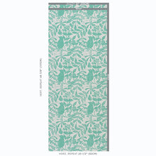 Load image into Gallery viewer, Schumacher Bird &amp; Bee Wallpaper / Seaglass