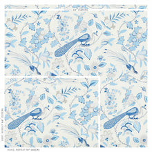 Load image into Gallery viewer, Schumacher Campagne Wallpaper / Bleu &amp; Gris