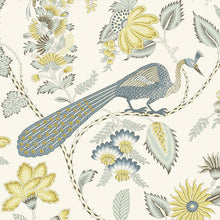 Load image into Gallery viewer, Schumacher Campagne Wallpaper / Cadet &amp; Citron