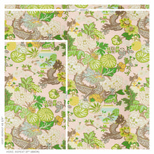 Load image into Gallery viewer, Schumacher Chiang Mai Dragon Wallpaper / Blush