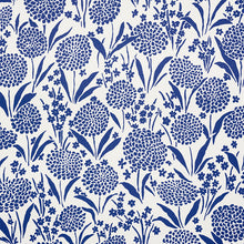 Load image into Gallery viewer, Schumacher Chrysanthemum Wallpaper / Blue