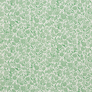 Schumacher Chrysanthemum Wallpaper / Green