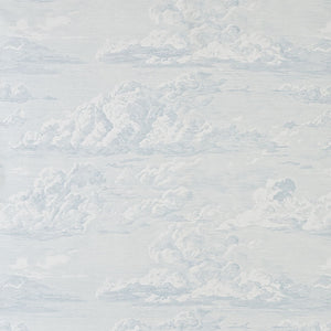 Schumacher Cloud Toile Wallpaper / Mineral