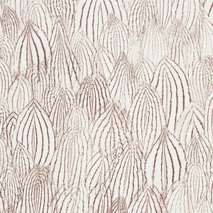 Schumacher Feathers Wallpaper / Brown