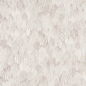 Schumacher Feathers Wallpaper / Brown