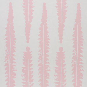 Schumacher Fern Wallpaper / Pink