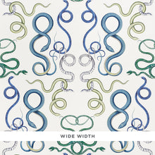 Load image into Gallery viewer, Schumacher Giove Wallpaper / Emerald &amp; Sapphire