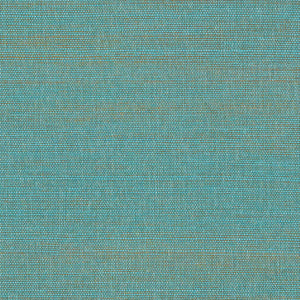 Schumacher Hemp Shimmer Wallpaper / Aqua Shimmer