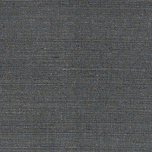 Schumacher Hemp Shimmer Wallpaper / Slate Shimmer