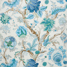 Load image into Gallery viewer, Schumacher Indian Arbre Wallpaper / Peacock &amp; Emerald