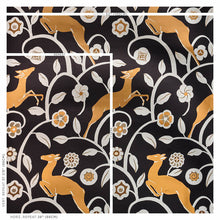 Load image into Gallery viewer, Schumacher Les Gazelles Au Bois Vinyl Wallpaper / Noir