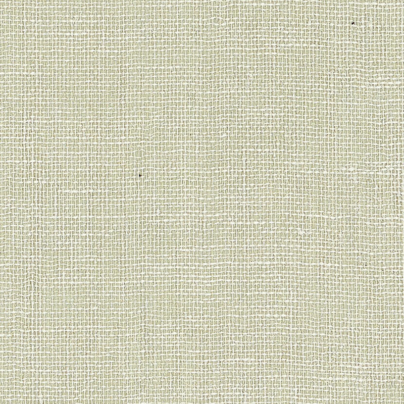 Schumacher Linen Gesso Wallpaper / Celadon