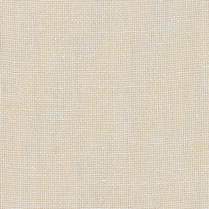 Schumacher Linen Gesso Wallpaper / Cream