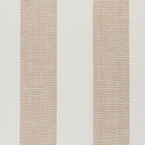 Schumacher Linen Stripe Wallpaper / Sand