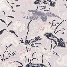 Load image into Gallery viewer, Schumacher Lotus Garden Wallpaper / Lilac