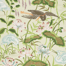 Load image into Gallery viewer, Schumacher Lotus Garden Wallpaper / Parchment