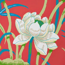 Load image into Gallery viewer, Schumacher Lotus Garden Wallpaper / Red
