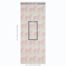 Load image into Gallery viewer, Schumacher Marwari Horse Wallpaper / Pink