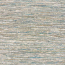 Load image into Gallery viewer, Schumacher Metallized Flax Wallpaper / Peacock