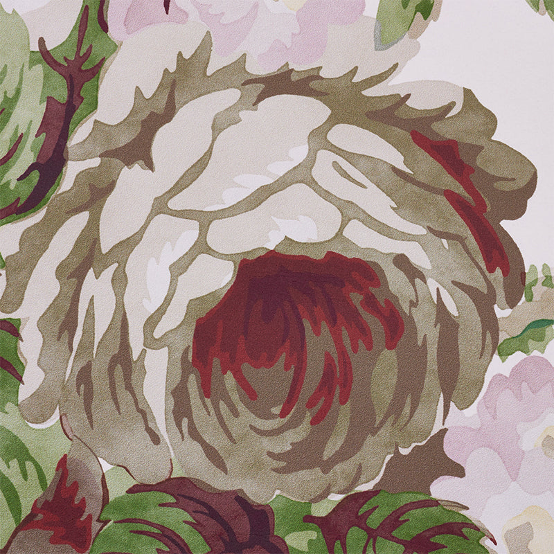 Schumacher Nancy Wallpaper / Grisaille