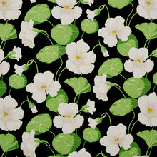 Load image into Gallery viewer, Schumacher Nasturtium Wallpaper / Noir