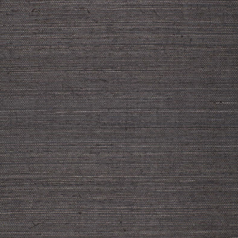 Schumacher Onna Sisal Wallpaper / Black