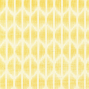 Schumacher Ovington Sisal Wallpaper / Yellow