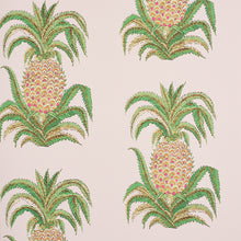 Load image into Gallery viewer, Schumacher Pineapples Wallpaper / Blush