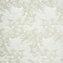 Load image into Gallery viewer, Schumacher Ruan Dragon Damask Wallpaper / Warm Silver
