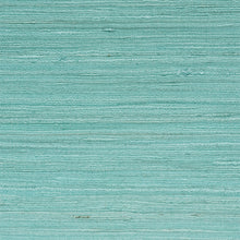 Load image into Gallery viewer, Schumacher Silk Strie Wallpaper / Aqua