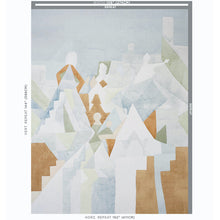 Load image into Gallery viewer, Schumacher Steps Wallpaper / Sky &amp; Saddle
