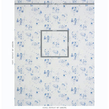 Load image into Gallery viewer, Schumacher Toile De Femmes Wallpaper / Indigo