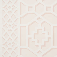 Load image into Gallery viewer, Schumacher Zanzibar Trellis Wallpaper 5006944 / Blush