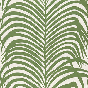 Schumacher Zebra Palm Wallpaper / Jungle