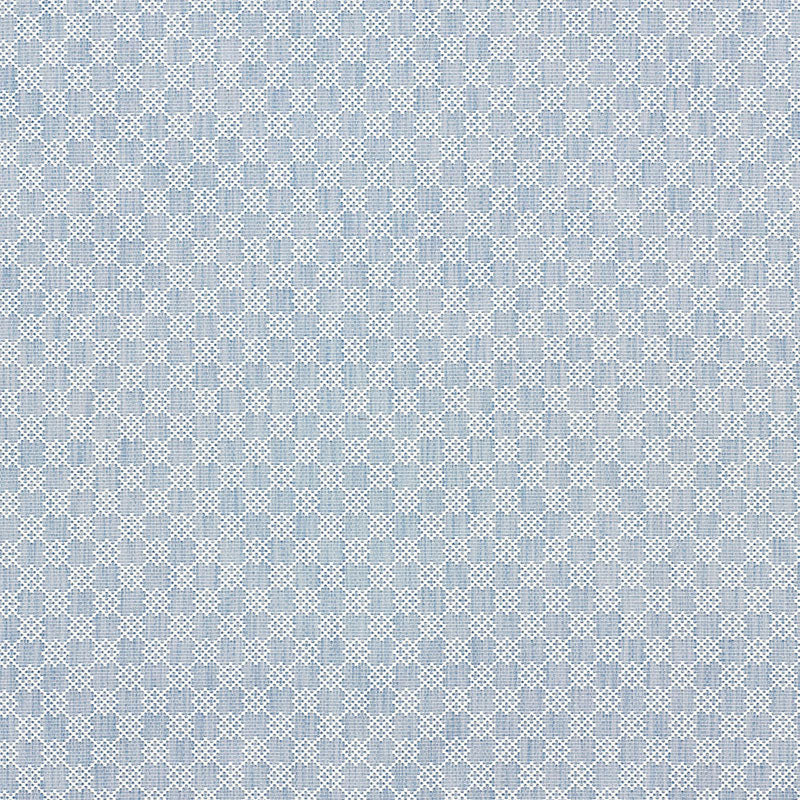 Schumacher Albert Fret Fabric / Blue