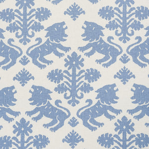 Schumacher Regalia Fabric / Blue