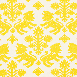 Schumacher Regalia Fabric / Yellow