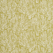 Load image into Gallery viewer, Essentials Heavy Duty Seaweed Upholstery Drapery Fabric / Chartreuse White