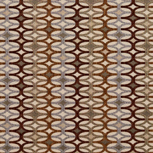 Load image into Gallery viewer, Essentials Sienna Brown Gray Tan Beige Geometric Upholstery Fabric / Harvest Interlock