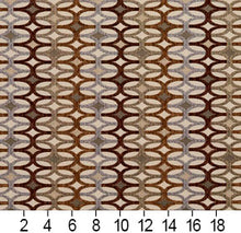 Load image into Gallery viewer, Essentials Sienna Brown Gray Tan Beige Geometric Upholstery Fabric / Harvest Interlock