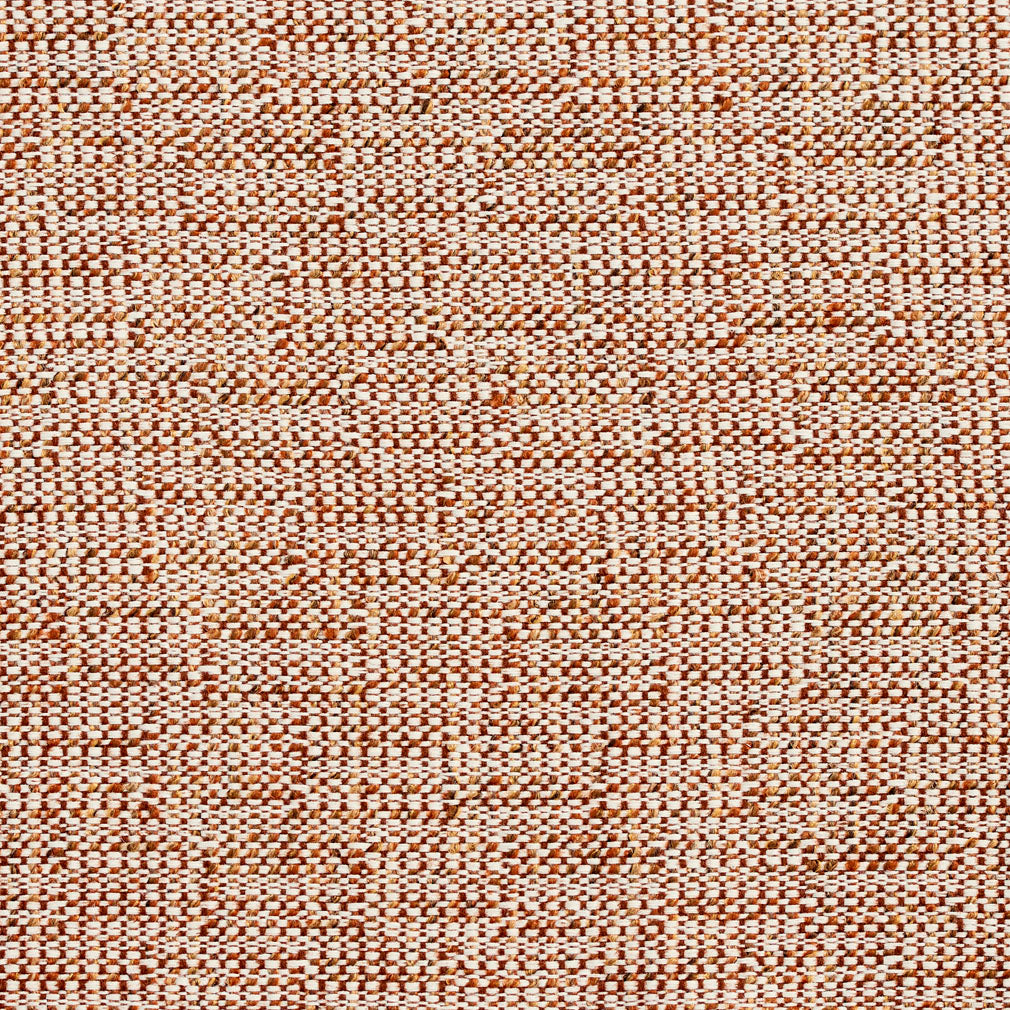 Essentials Crypton Sienna Orange White Upholstery Fabric / Sienna