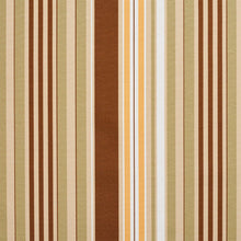 Load image into Gallery viewer, Essentials Sienna Salmon Beige Coral White Stripe Upholstery Drapery Fabric
