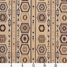 Load image into Gallery viewer, Essentials Southwestern Tribal Upholstery Fabric Brown Beige Cream / Chateau Santa Fe